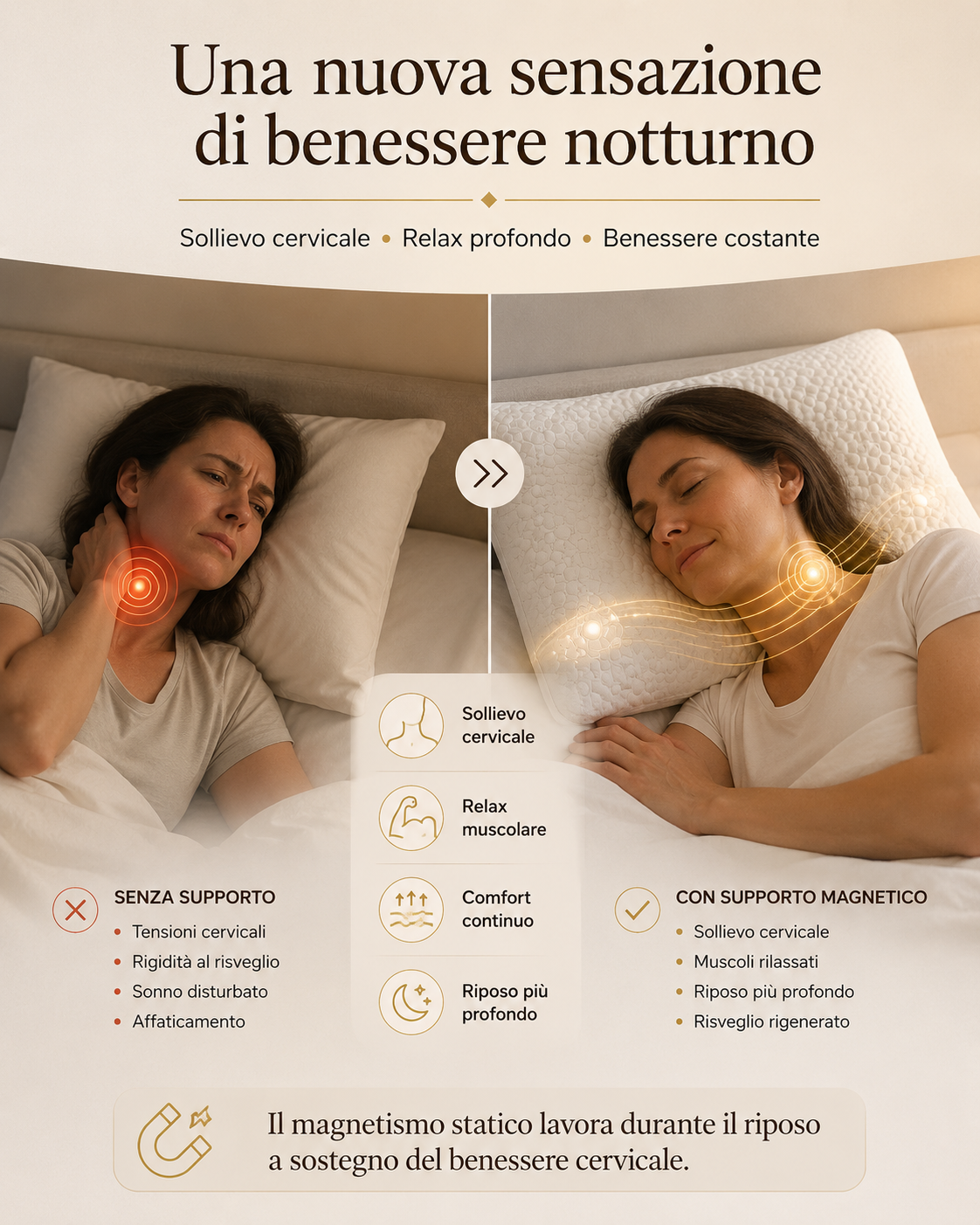 Federa Biodorm Magnetica – federa magnetica per circolazione e riposo