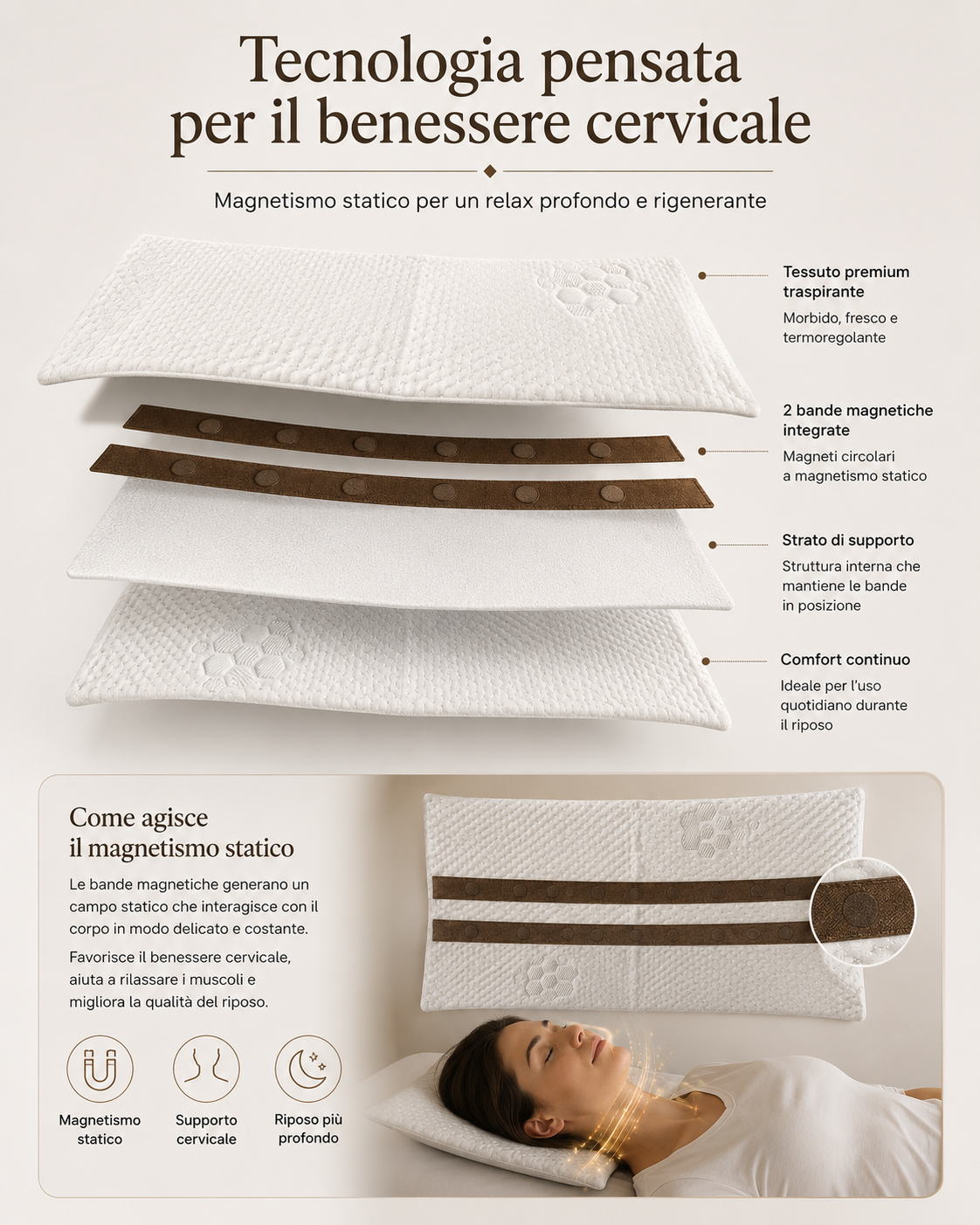 Federa Biodorm Magnetica – federa magnetica per circolazione e riposo