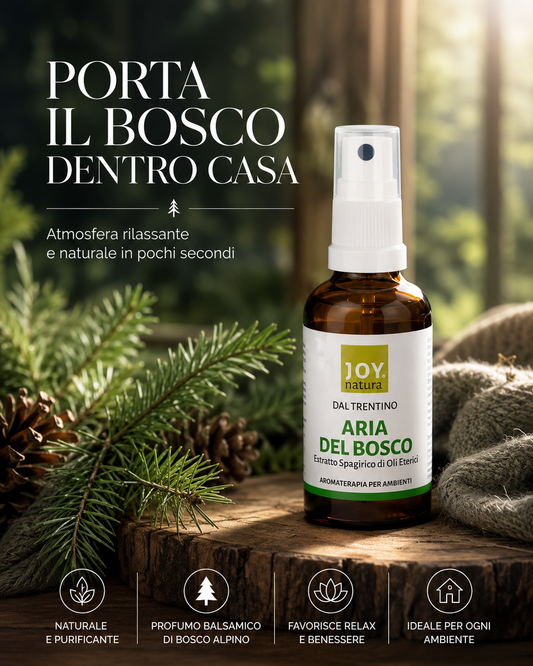 Aria del Bosco – mix di oli essenziali per ambienti rilassanti