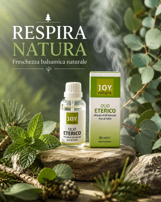 Olio Eterico – Freschezza Balsamica – energia mentale e benessere quotidiano