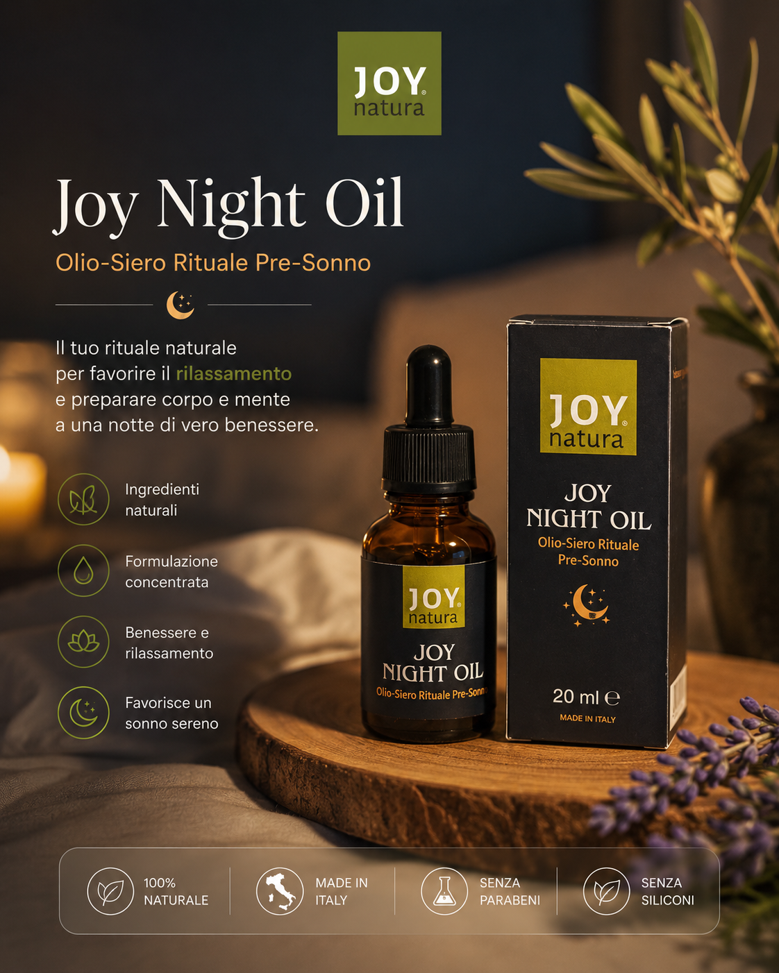 Night Oil Night Oil – rituale serale per addormentarsi naturalmente